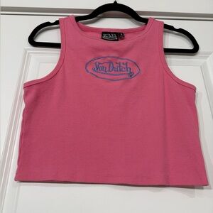 Von Dutch Pink Crop Top